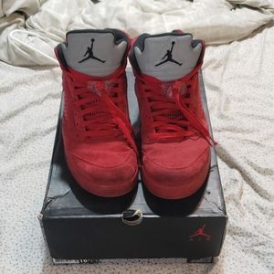 Air Jordan 5 Retro Red Suede 10.5